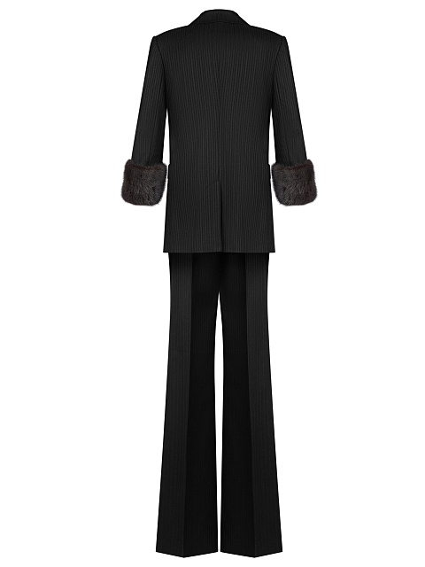 Black Mink Fur Suit, 2 Black Mink Fur Suit, 2