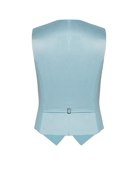 Light Blue Rayon & Silk Vest, 2
