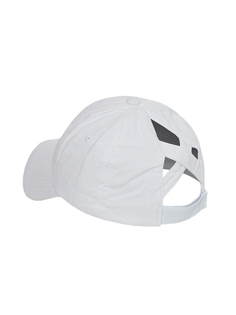 White Denim & Leather "YD" Cap, 3 White Denim & Leather "YD" Cap, 3