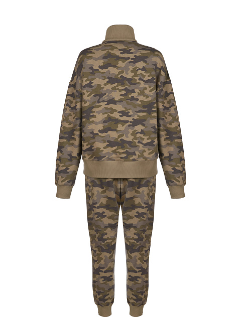 Khaki Camouflage Jersey Suit, 2