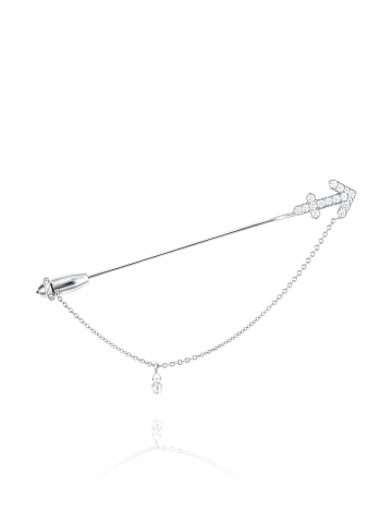 White Gold & Diamonds "Sagittarius" Brooch, 1