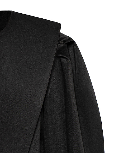 Black jacket with cropped sleeves and peplum, 7 Black jacket with cropped sleeves and peplum, 7