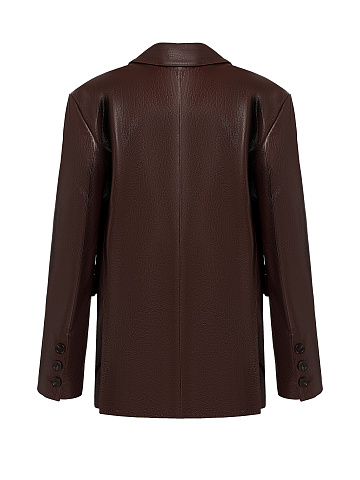 Brown leather jacket, 2