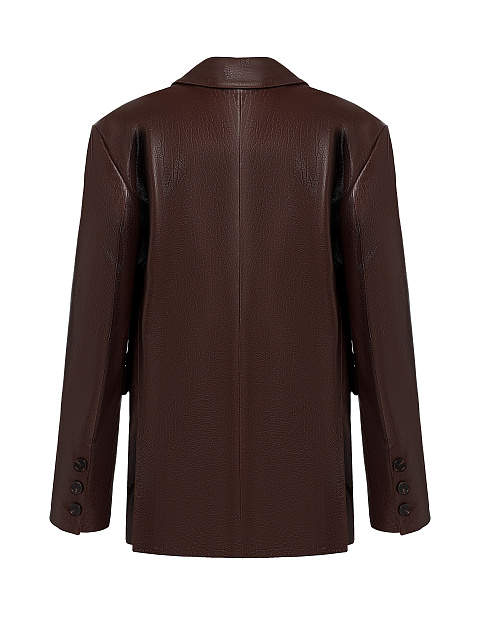 Brown leather jacket, 2