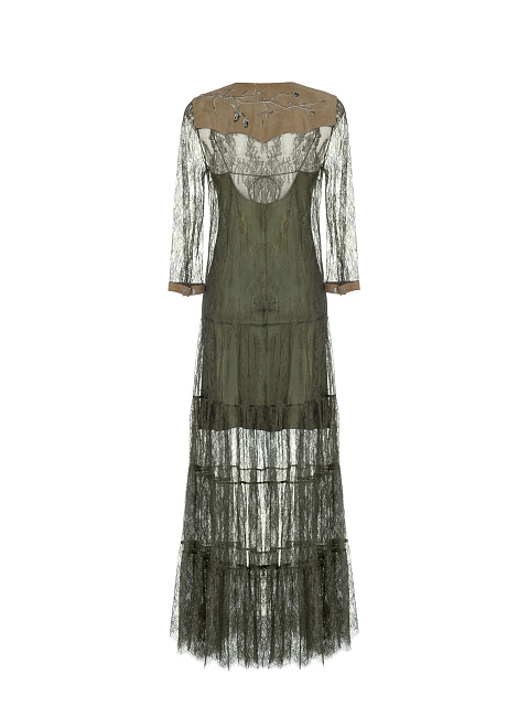 Green Lace Midi Dress, 2