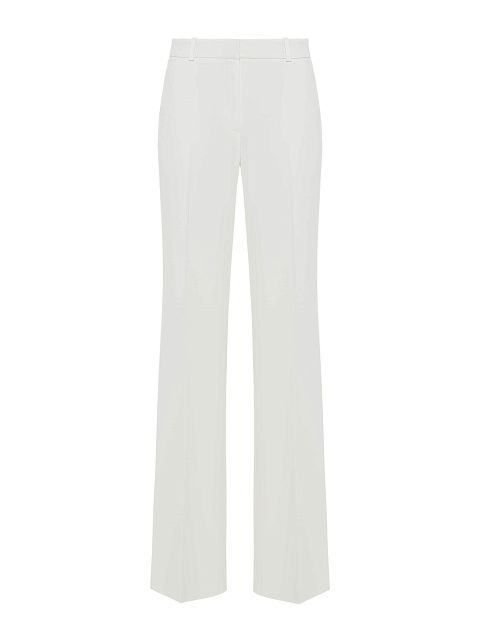 White three-piece suit with embroidery and mink cuffs, 5 White three-piece suit with embroidery and mink cuffs, 5