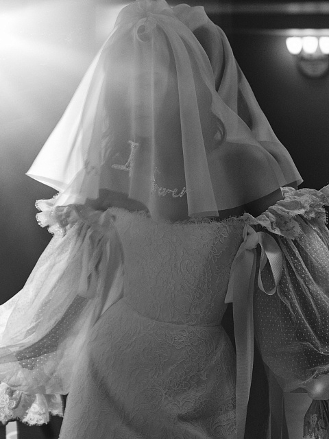 White Lace Open Shoulder Mini Dress, 6