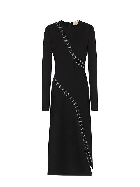 Black midi dress with slits, 1 Black midi dress with slits, 1