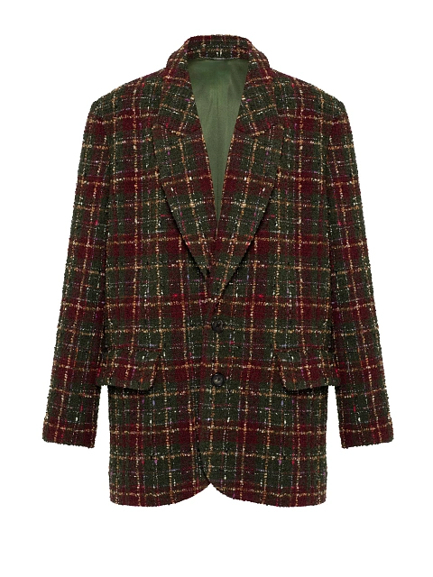 Green & Red Tweed Jacket, 1 Green & Red Tweed Jacket, 1