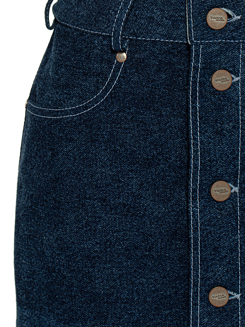 Blue Denim Midi Skirt, 3 Blue Denim Midi Skirt, 3