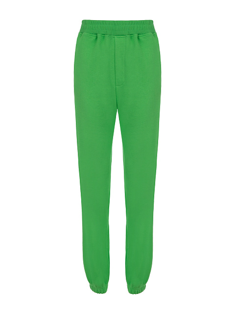 Green Jersey Set With Cropped Sweatshirt, 3