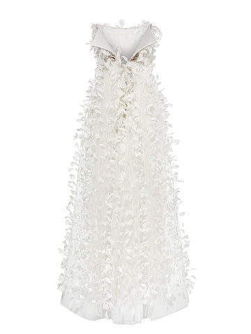 White feather maxi dress, 2