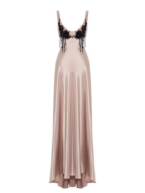 Pale Pink Embroidered Cut Out Maxi Dress, 1 Pale Pink Embroidered Cut Out Maxi Dress, 1