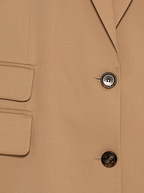 Beige Long Blazer Suit, 5 Beige Long Blazer Suit, 5
