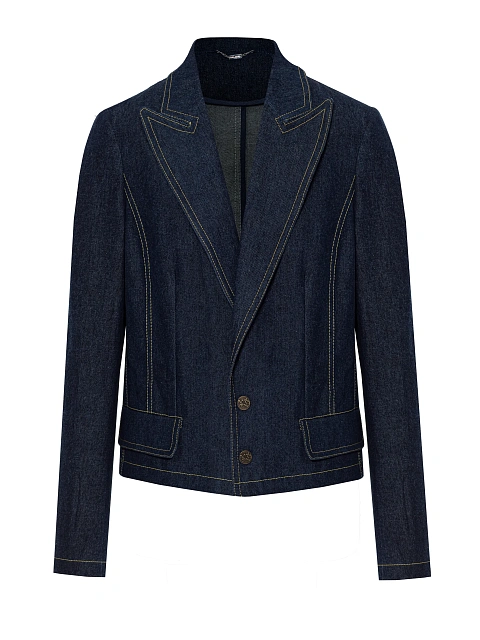 Blue denim jacket, 1 Blue denim jacket, 1