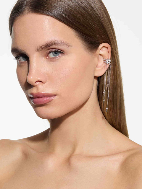 White gold ear cuff with diamonds, 2