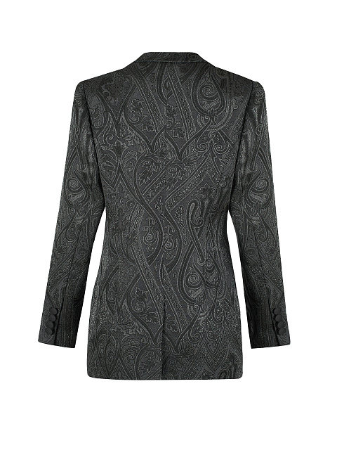 Black Jacquard & Lurex Jacket, 2 Black Jacquard & Lurex Jacket, 2