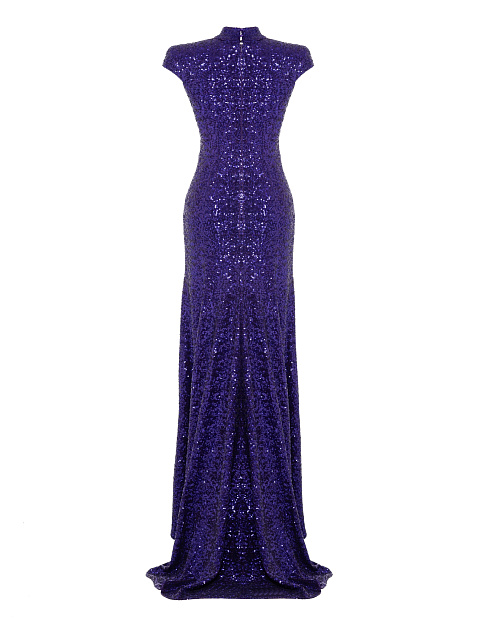 Purple Sequin Maxi Dress, 2