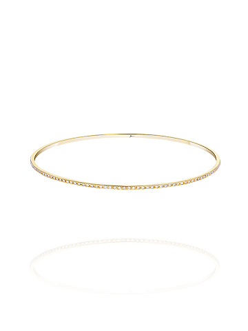 Gold & Round Diamonds Bracelet, 1