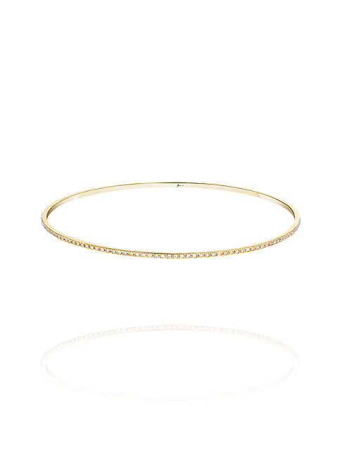 Gold & Round Diamonds Bracelet, 1