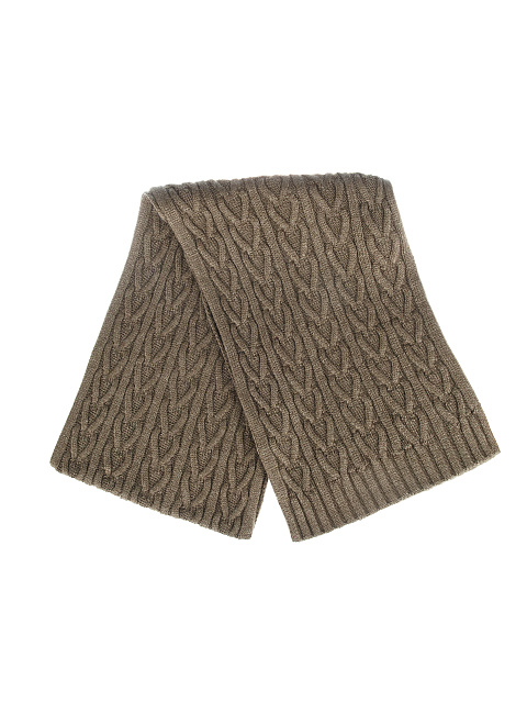 Beige Wool Scarf, 2