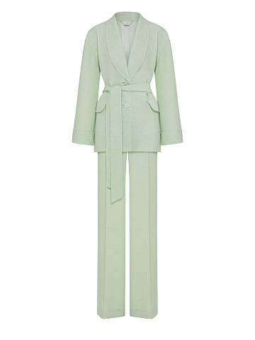 Light Green Tweed Two-piece Suit, 1