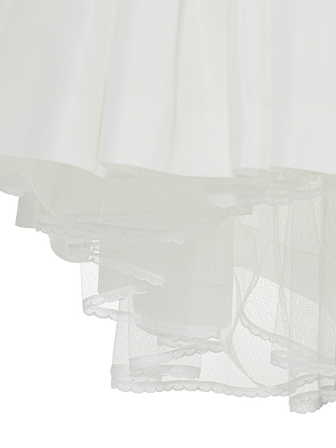 White taffeta maxi skirt, 7