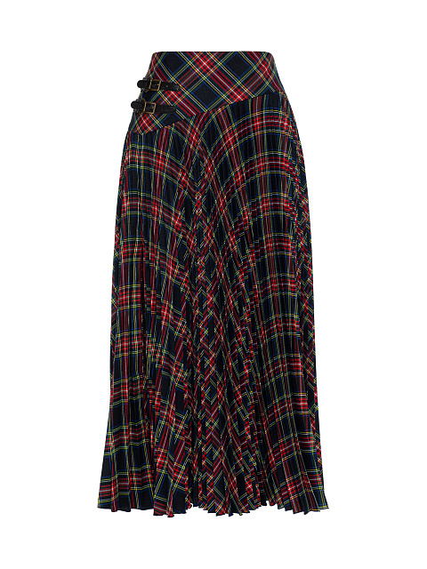 Blue & Red Checked Vest & Skirt, 3 Blue & Red Checked Vest & Skirt, 3