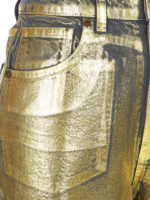 Golden Plated Straight Leg Jeans, 6 Golden Plated Straight Leg Jeans, 6