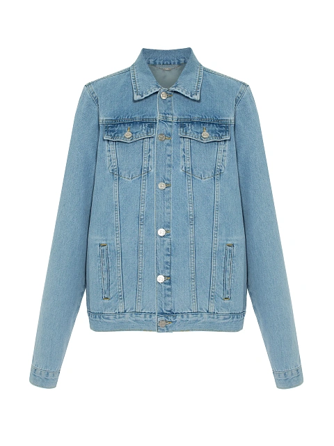 Light Blue Embroidered Denim Jacket, 2 Light Blue Embroidered Denim Jacket, 2