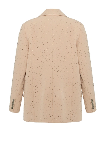 Bige Rhinestones Jacket & Mini Skirt Suit, 2