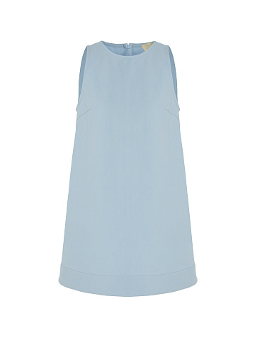 Blue Denim Mini Dress, 1