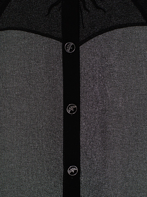 Black Embroidered Chiffon Blouse, 3 Black Embroidered Chiffon Blouse, 3
