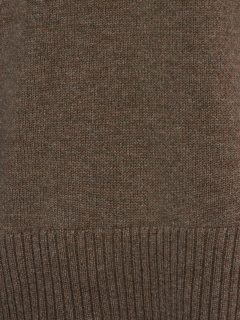 Brown Royal Cashmere Turtleneck Sweater, 3