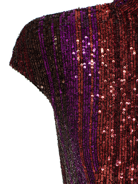 Sequin Knit Midi Dress, 5