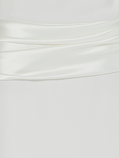 White draped maxi dress, 3