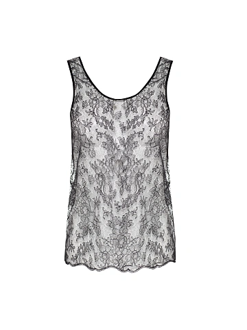 Black Lace Tank Top, 1