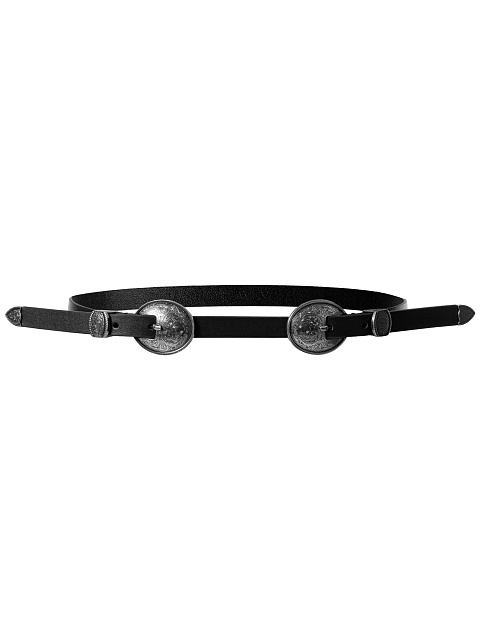Black leather belt, 1