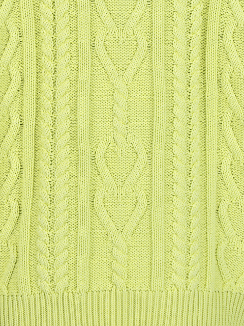 Lime Green Distressed Cable Knit Sweater, 3 Lime Green Distressed Cable Knit Sweater, 3