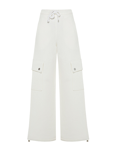 White Jersey Cargo Pants Tracksuit, 4