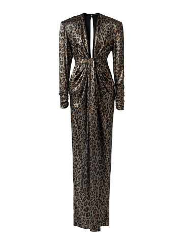 Leopard maxi dress, 2