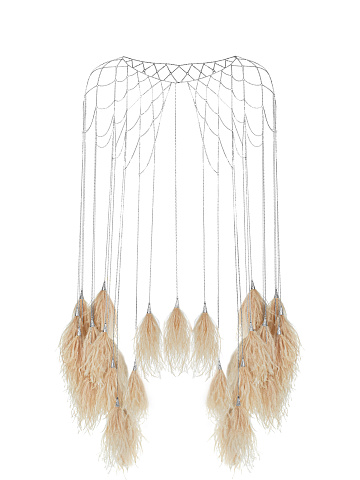 Silver Chains & Feathers Cape, 2
