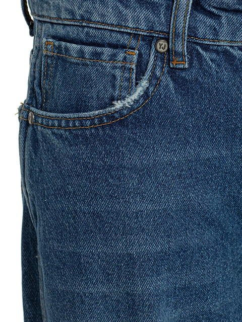 Blue Straight Leg Jeans, 4 Blue Straight Leg Jeans, 4