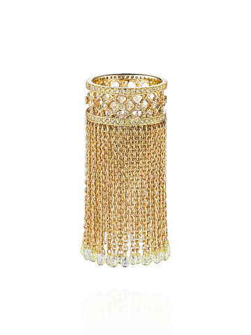 Gold & Gold Diamond Ring, 1