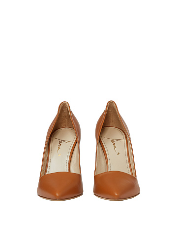 Brown Leather Pumps, 2