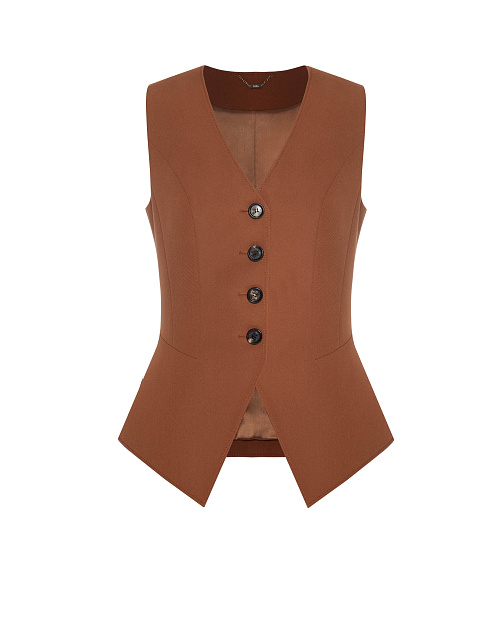 Brown three-piece suit with flared trousers, 6