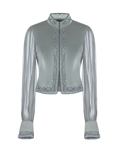 Grey Velvet Jacket, 1 Grey Velvet Jacket, 1