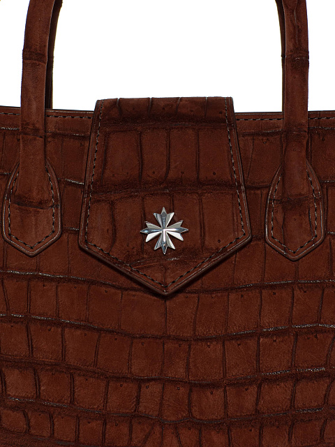 Crocodile leather bag, 5