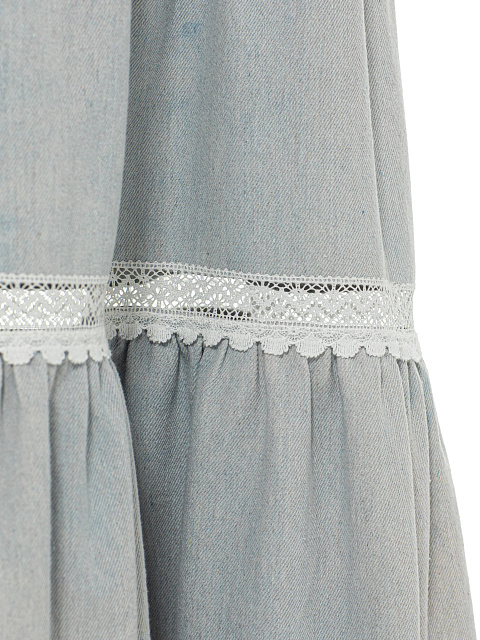 Blue Denim Midi Skirt, 3 Blue Denim Midi Skirt, 3