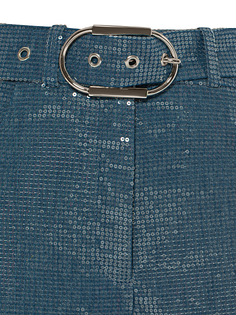 Blue Sequin Denim Pant Suit, 5 Blue Sequin Denim Pant Suit, 5